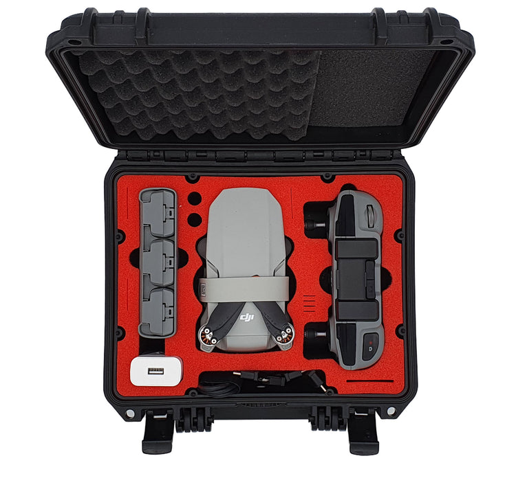 MC-CASES® Kompakt Koffer für DJI Mini 2 und Zubehör – Für Flymore Kombo