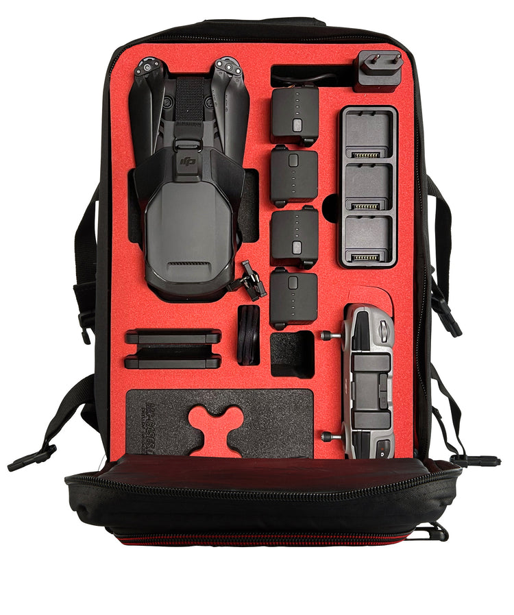 MC-CASES® Rucksack für DJI Mavic 3 Pro - Extrem komfortabel - Viel Platz - Made in Germany