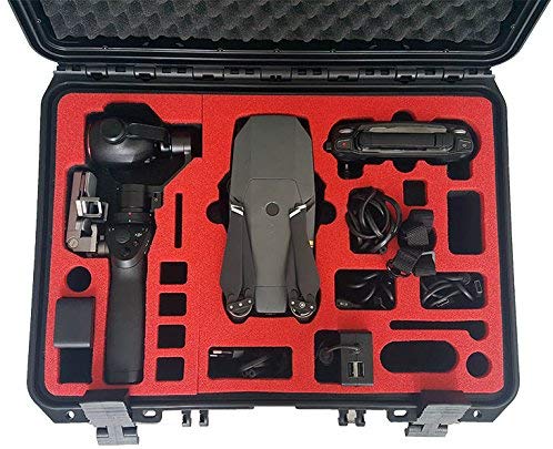 Profi Transportkoffer passend für DJI Mavic Pro und DJI Osmo + mit Platz für viele Akkus und Zubehör - von MC-CASES - Wasserdicht - 5 Jahre Garantie auf Koffer