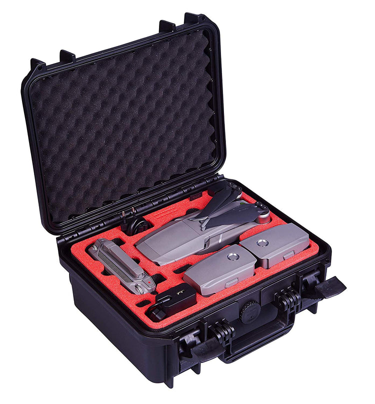 MC-CASES® Koffer für DJI Mavic 2 Pro/Zoom mit DJI Standard Fernbedienung - Kompakt Edition - Unterwasserdicht -
