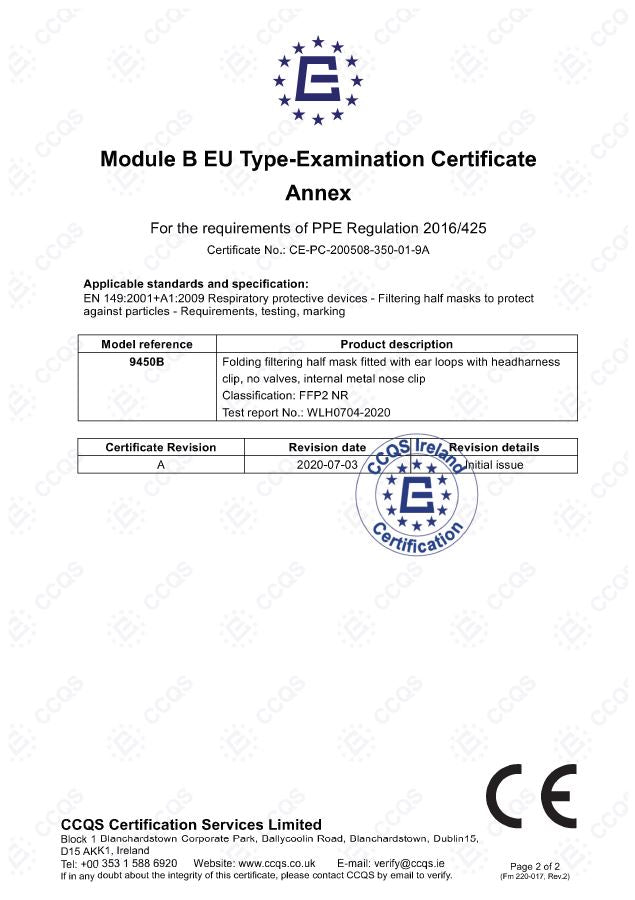 FFP2 Mundschutz Maske offiziell EU zertifiziert - CE 2016/425 (Ab 10 Stück)